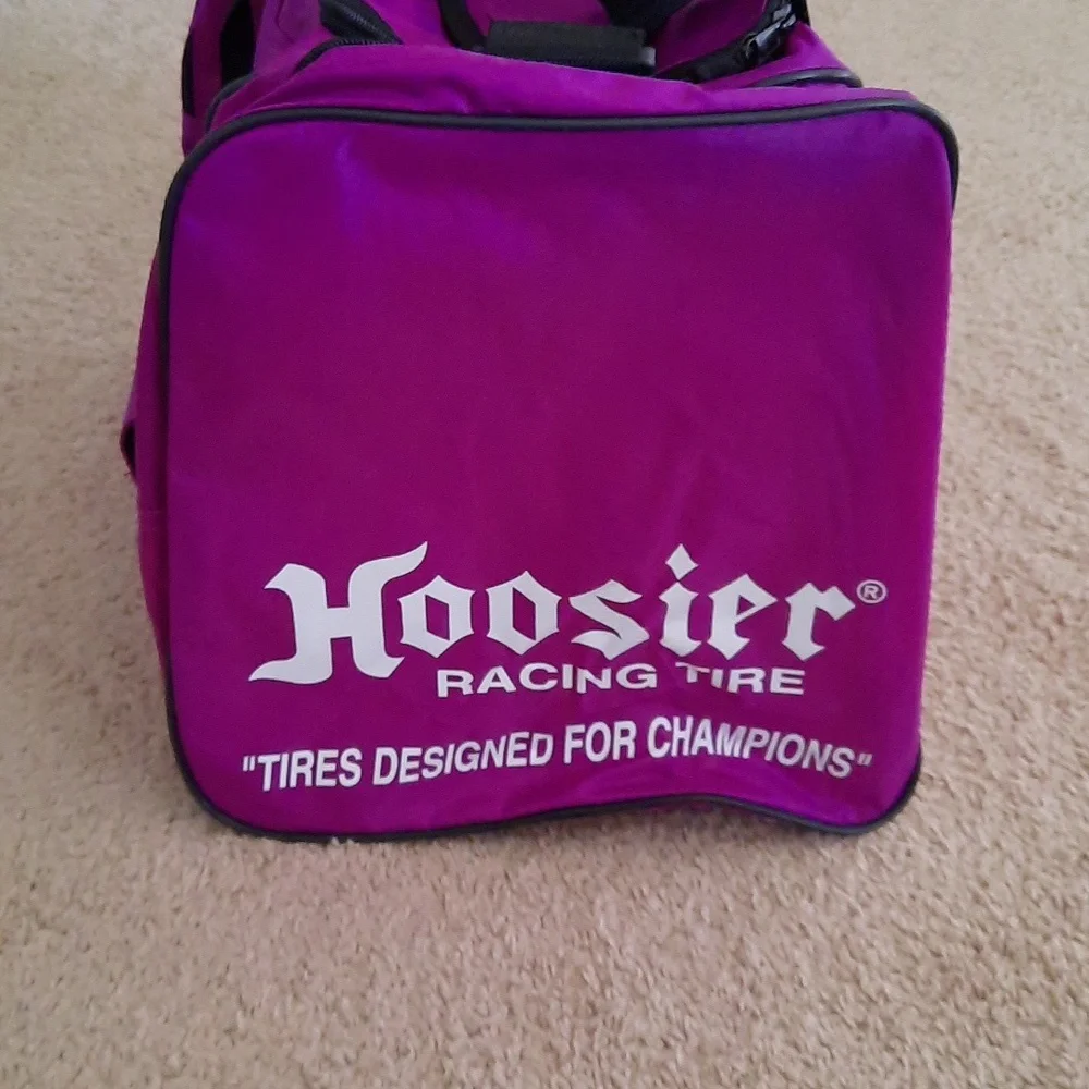 Hoosier Racing Tire, Purple, Duffel Bag